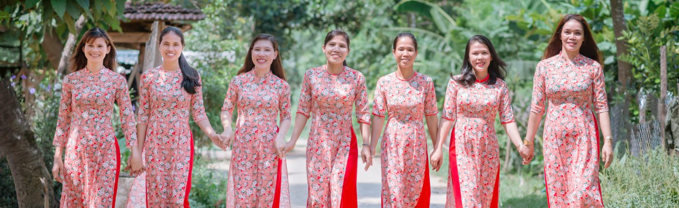 Hình tập thể trường mầm non Ba Nam