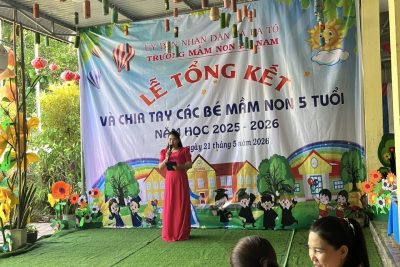 Lễ tổng kết năm học 2025-2026 của trường mầm non Ba Nam