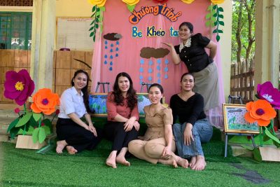 Thi bé khéo tay của trường mầm non Ba Nam mừng ngày 8/3/2025