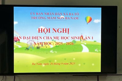 Hội nghị Ban đại diện cha mẹ học sinh lần thứ 1 năm học 2025-2026
